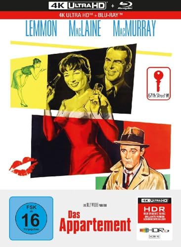 Das Appartement - 2-Disc Limited Collector's Edition im Mediabook (4K Ultra HD + Blu-ray) von Capelight Pictures