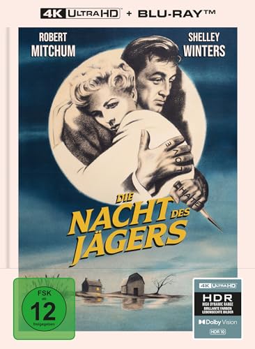 Die Nacht des Jägers - 2-Disc Limited Collector's Edition im Mediabook (4K Ultra HD + Blu-ray) von Capelight Pictures
