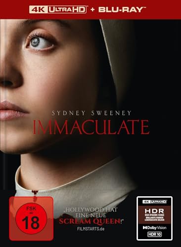 Immaculate - 2-Disc Limited Collector's Mediabook (UHD-Blu-ray + Blu-ray) von Capelight Pictures
