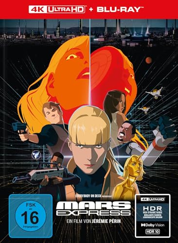 Mars Express - 2-Disc Limited Collector's Mediabook (UHD-Blu-ray + Blu-ray) von Capelight Pictures