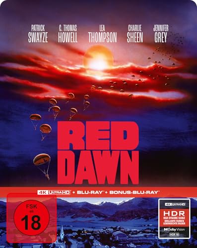 Red Dawn (Die rote Flut) - 3-Disc Limited SteelBook (4K Ultra HD + Blu-ray + Bonus-Blu-ray) von Capelight Pictures