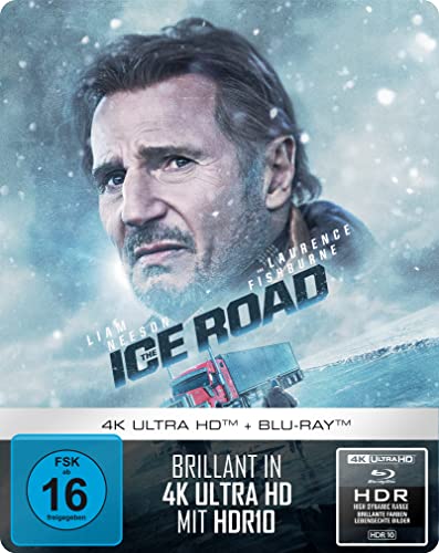 The Ice Road - 2-Disc Limited Steelbook (Deutsch/OV) (4K Ultra-HD/Ultra-HD-Blu-ray + Blu-ray) von Capelight Pictures