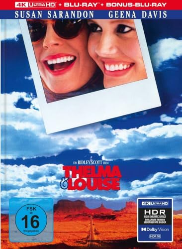 Thelma & Louise - 3-Disc Limited Collector's Edition im Mediabook (4K Ultra HD + Blu-ray + Bonus-Blu-ray) von Capelight Pictures
