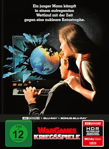 WarGames - Kriegsspiele - Limitiertes Mediabook (4K Ultra HD + Blu-ray + Bonus-Blu-ray) von Capelight Pictures