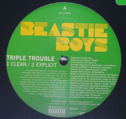 Triple Trouble [Vinyl Maxi-Single] von Capitol (EMI)