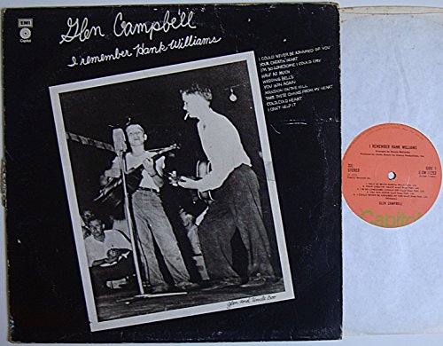 Glen Campbell - I Remember Hank Williams - 12" LP 1973 - Capitol Records E-SW 11253 Glen Campbell - I Remember Hank Williams - 12" LP 1973 - Capitol Records E-SW 11253 von Capitol Records