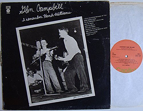Glen Campbell - I Remember Hank Williams - 12" LP 1973 - Capitol Records E-SW 11253 von Capitol Records