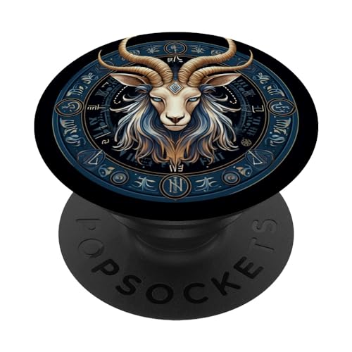Sternzeichen Steinbock PopSockets mit austauschbarem PopGrip von Capricorn Zodiac Sign Design Gifts