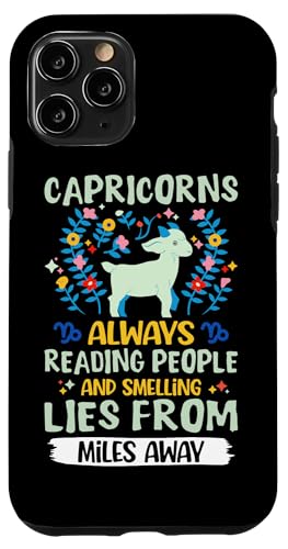 Steinbock-Sternzeichen: Always Reading People And Smelling Lies Hülle für iPhone 11 Pro Steinbock-Sternzeichen: Always Reading People And Smelling Lies Hülle für iPhone 11 Pro von Capricorn Zodiac Sign Designs For Women