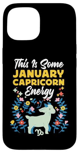 Steinbock-Sternzeichen: Dies ist etwas Energie des Steinbocks im Januar Hülle für iPhone 15 Steinbock-Sternzeichen: Dies ist etwas Energie des Steinbocks im Januar Hülle für iPhone 15 von Capricorn Zodiac Sign Designs For Women