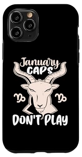 Steinbock-Sternzeichen: Januar Caps Don't Play Hülle für iPhone 11 Pro Steinbock-Sternzeichen: Januar Caps Don't Play Hülle für iPhone 11 Pro von Capricorn Zodiac Sign Designs For Women