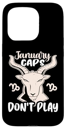 Steinbock-Sternzeichen: Januar Caps Don't Play Hülle für iPhone 15 Pro Steinbock-Sternzeichen: Januar Caps Don't Play Hülle für iPhone 15 Pro von Capricorn Zodiac Sign Designs For Women