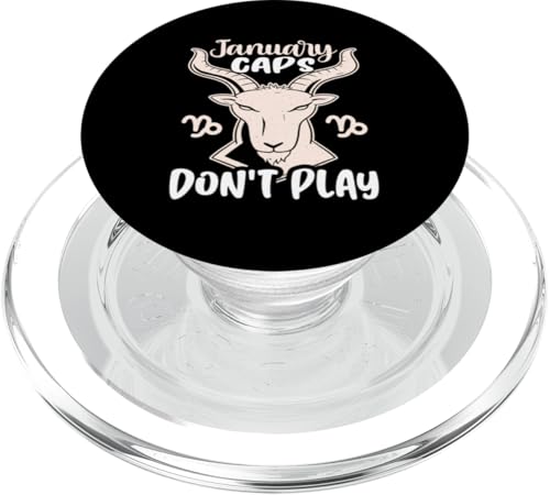 Steinbock-Sternzeichen: Januar Caps Don't Play PopSockets PopGrip für MagSafe Steinbock-Sternzeichen: Januar Caps Don't Play PopSockets PopGrip für MagSafe von Capricorn Zodiac Sign Designs For Women