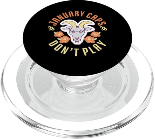 Steinbock-Sternzeichen: Januar-Kappen spielen nicht PopSockets PopGrip für MagSafe Steinbock-Sternzeichen: Januar-Kappen spielen nicht PopSockets PopGrip für MagSafe von Capricorn Zodiac Sign Designs For Women