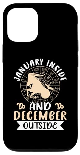 Steinbock-Sternzeichen: Januar innen und Dezember außen Hülle für iPhone 12/12 Pro Steinbock-Sternzeichen: Januar innen und Dezember außen Hülle für iPhone 12/12 Pro von Capricorn Zodiac Sign Designs For Women
