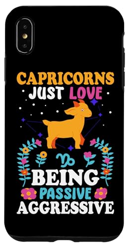 Steinbock-Sternzeichen: Just Love Being Passive Aggressive Hülle für iPhone XS Max Steinbock-Sternzeichen: Just Love Being Passive Aggressive Hülle für iPhone XS Max von Capricorn Zodiac Sign Designs For Women
