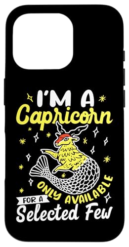 Steinbock-Sternzeichen: Nur für ausgewählte wenige Hülle für iPhone 16 Pro von Capricorn Zodiac Sign Designs For Women