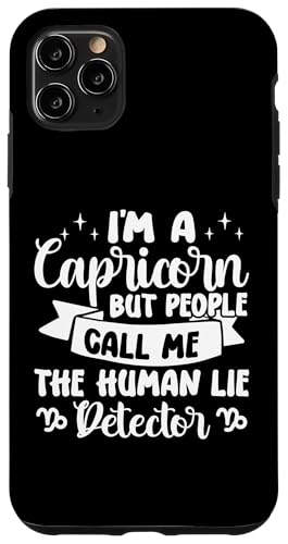 Steinbock-Sternzeichen: People Call Me The Human Lie Detector Hülle für iPhone 11 Pro Max Steinbock-Sternzeichen: People Call Me The Human Lie Detector Hülle für iPhone 11 Pro Max von Capricorn Zodiac Sign Designs For Women