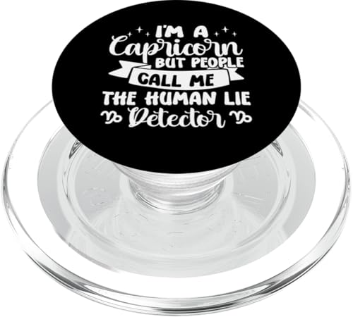 Steinbock-Sternzeichen: People Call Me The Human Lie Detector PopSockets PopGrip für MagSafe Steinbock-Sternzeichen: People Call Me The Human Lie Detector PopSockets PopGrip für MagSafe von Capricorn Zodiac Sign Designs For Women