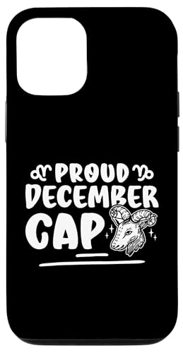 Steinbock-Sternzeichen: Proud December Cap Hülle für iPhone 12/12 Pro Steinbock-Sternzeichen: Proud December Cap Hülle für iPhone 12/12 Pro von Capricorn Zodiac Sign Designs For Women
