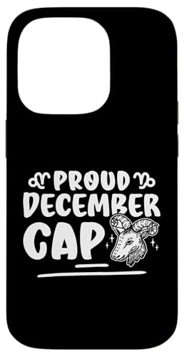 Steinbock-Sternzeichen: Proud December Cap Hülle für iPhone 14 Pro Steinbock-Sternzeichen: Proud December Cap Hülle für iPhone 14 Pro von Capricorn Zodiac Sign Designs For Women