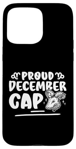 Steinbock-Sternzeichen: Proud December Cap Hülle für iPhone 15 Pro Max Steinbock-Sternzeichen: Proud December Cap Hülle für iPhone 15 Pro Max von Capricorn Zodiac Sign Designs For Women
