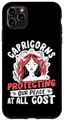 Steinbock-Sternzeichen: Schützen Sie unseren Frieden zu allen Kosten Hülle für iPhone 11 Pro Max Steinbock-Sternzeichen: Schützen Sie unseren Frieden zu allen Kosten Hülle für iPhone 11 Pro Max von Capricorn Zodiac Sign Designs For Women
