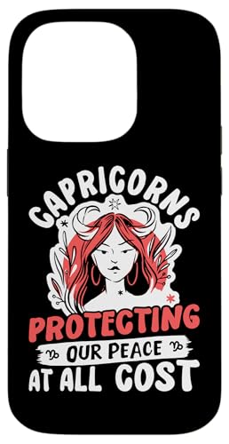 Steinbock-Sternzeichen: Schützen Sie unseren Frieden zu allen Kosten Hülle für iPhone 14 Pro Steinbock-Sternzeichen: Schützen Sie unseren Frieden zu allen Kosten Hülle für iPhone 14 Pro von Capricorn Zodiac Sign Designs For Women