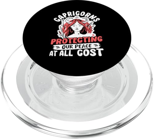 Steinbock-Sternzeichen: Schützen Sie unseren Frieden zu allen Kosten PopSockets PopGrip für MagSafe Steinbock-Sternzeichen: Schützen Sie unseren Frieden zu allen Kosten PopSockets PopGrip für MagSafe von Capricorn Zodiac Sign Designs For Women