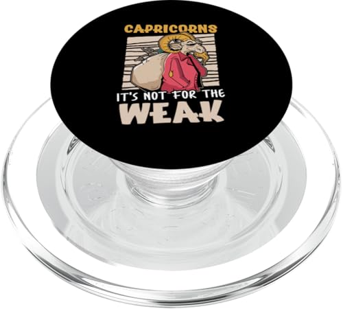 Steinbock-Sternzeichen: Steinbock, nicht für die Schwächen PopSockets PopGrip für MagSafe von Capricorn Zodiac Sign Designs For Women