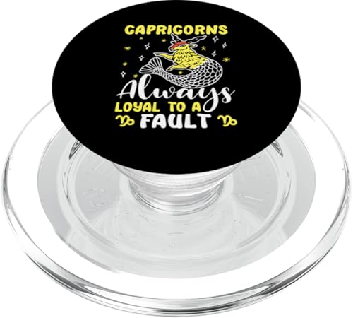 Steinbock-Sternzeichen: Steinbock – Always Loyal To A Fault PopSockets PopGrip für MagSafe von Capricorn Zodiac Sign Designs For Women