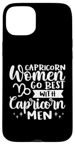 Steinbock-Sternzeichen: Steinbock Frauen gehen am besten mit Steinbock Männer Hülle für iPhone 15 Plus Steinbock-Sternzeichen: Steinbock Frauen gehen am besten mit Steinbock Männer Hülle für iPhone 15 Plus von Capricorn Zodiac Sign Designs For Women