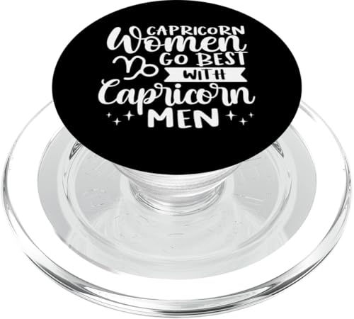 Steinbock-Sternzeichen: Steinbock Frauen gehen am besten mit Steinbock Männer PopSockets PopGrip für MagSafe Steinbock-Sternzeichen: Steinbock Frauen gehen am besten mit Steinbock Männer PopSockets PopGrip für MagSafe von Capricorn Zodiac Sign Designs For Women
