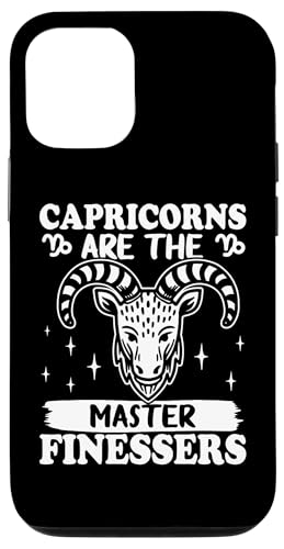 Steinbock-Sternzeichen: Steinbock sind die Meister-Finessers Hülle für iPhone 12/12 Pro von Capricorn Zodiac Sign Designs For Women
