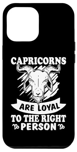 Steinbock-Sternzeichen: Steinbock sind treu für die richtige Person Hülle für iPhone 12 Pro Max von Capricorn Zodiac Sign Designs For Women