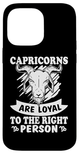 Steinbock-Sternzeichen: Steinbock sind treu für die richtige Person Hülle für iPhone 14 Pro Max von Capricorn Zodiac Sign Designs For Women