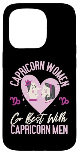 Steinbock-Sternzeichen: Steinbockfrauen passen am besten zu Steinbockmännern Hülle für iPhone 15 Pro Steinbock-Sternzeichen: Steinbockfrauen passen am besten zu Steinbockmännern Hülle für iPhone 15 Pro von Capricorn Zodiac Sign Designs For Women