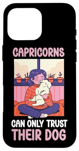 Steinbock-Sternzeichen: Steinböcke können ihrem Hund nur vertrauen Hülle für iPhone 16 Pro Max Steinbock-Sternzeichen: Steinböcke können ihrem Hund nur vertrauen Hülle für iPhone 16 Pro Max von Capricorn Zodiac Sign Designs For Women