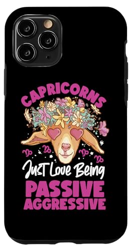Steinbock-Sternzeichen: Steinböcke lieben es, passiv aggressiv zu sein Hülle für iPhone 11 Pro Steinbock-Sternzeichen: Steinböcke lieben es, passiv aggressiv zu sein Hülle für iPhone 11 Pro von Capricorn Zodiac Sign Designs For Women