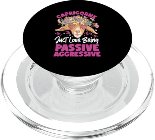 Steinbock-Sternzeichen: Steinböcke lieben es, passiv aggressiv zu sein PopSockets PopGrip für MagSafe Steinbock-Sternzeichen: Steinböcke lieben es, passiv aggressiv zu sein PopSockets PopGrip für MagSafe von Capricorn Zodiac Sign Designs For Women