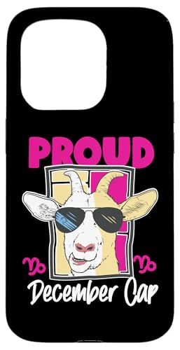 Steinbock-Sternzeichen: Stolze Dezember-Kappe Hülle für iPhone 15 Pro Steinbock-Sternzeichen: Stolze Dezember-Kappe Hülle für iPhone 15 Pro von Capricorn Zodiac Sign Designs For Women