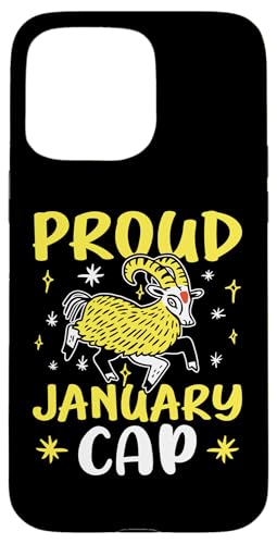 Steinbock-Sternzeichen: Stolze Januar-Kappe Hülle für iPhone 15 Pro Max Steinbock-Sternzeichen: Stolze Januar-Kappe Hülle für iPhone 15 Pro Max von Capricorn Zodiac Sign Designs For Women