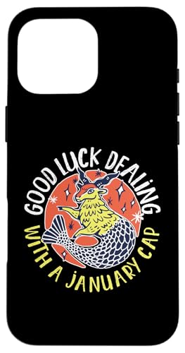Steinbock-Sternzeichen: Viel Glück im Umgang mit einer Januar-Kappe Hülle für iPhone 16 Pro Max Steinbock-Sternzeichen: Viel Glück im Umgang mit einer Januar-Kappe Hülle für iPhone 16 Pro Max von Capricorn Zodiac Sign Designs For Women