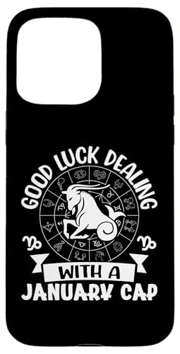 Steinbock-Sternzeichen: Viel Glück mit einer Januar-Kappe Hülle für iPhone 15 Pro Max Steinbock-Sternzeichen: Viel Glück mit einer Januar-Kappe Hülle für iPhone 15 Pro Max von Capricorn Zodiac Sign Designs For Women