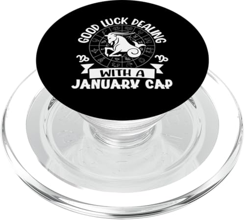 Steinbock-Sternzeichen: Viel Glück mit einer Januar-Kappe PopSockets PopGrip für MagSafe Steinbock-Sternzeichen: Viel Glück mit einer Januar-Kappe PopSockets PopGrip für MagSafe von Capricorn Zodiac Sign Designs For Women