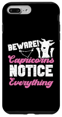 Steinbock-Sternzeichen: Vorsicht! Steinböcke merken alles Hülle für iPhone 7 Plus/8 Plus Steinbock-Sternzeichen: Vorsicht! Steinböcke merken alles Hülle für iPhone 7 Plus/8 Plus von Capricorn Zodiac Sign Designs For Women