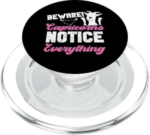 Steinbock-Sternzeichen: Vorsicht! Steinböcke merken alles PopSockets PopGrip für MagSafe Steinbock-Sternzeichen: Vorsicht! Steinböcke merken alles PopSockets PopGrip für MagSafe von Capricorn Zodiac Sign Designs For Women