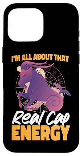 Steinbock-Zodiac: I'm All About That Real Cap Energy Hülle für iPhone 16 Pro Max Steinbock-Zodiac: I'm All About That Real Cap Energy Hülle für iPhone 16 Pro Max von Capricorn Zodiac Sign Designs For Women
