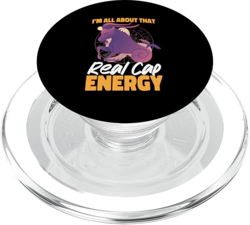 Steinbock-Zodiac: I'm All About That Real Cap Energy PopSockets PopGrip für MagSafe Steinbock-Zodiac: I'm All About That Real Cap Energy PopSockets PopGrip für MagSafe von Capricorn Zodiac Sign Designs For Women