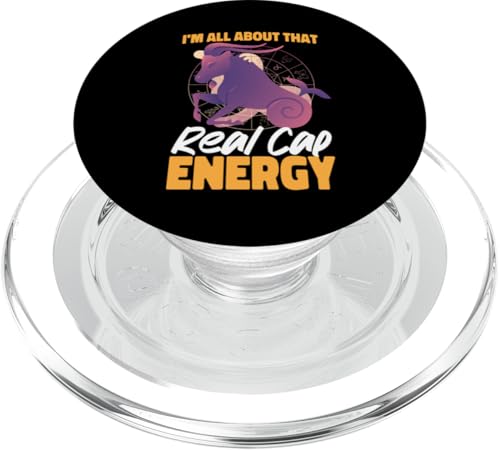 Steinbock-Zodiac: I'm All About That Real Cap Energy PopSockets PopGrip für MagSafe Steinbock-Zodiac: I'm All About That Real Cap Energy PopSockets PopGrip für MagSafe von Capricorn Zodiac Sign Designs For Women